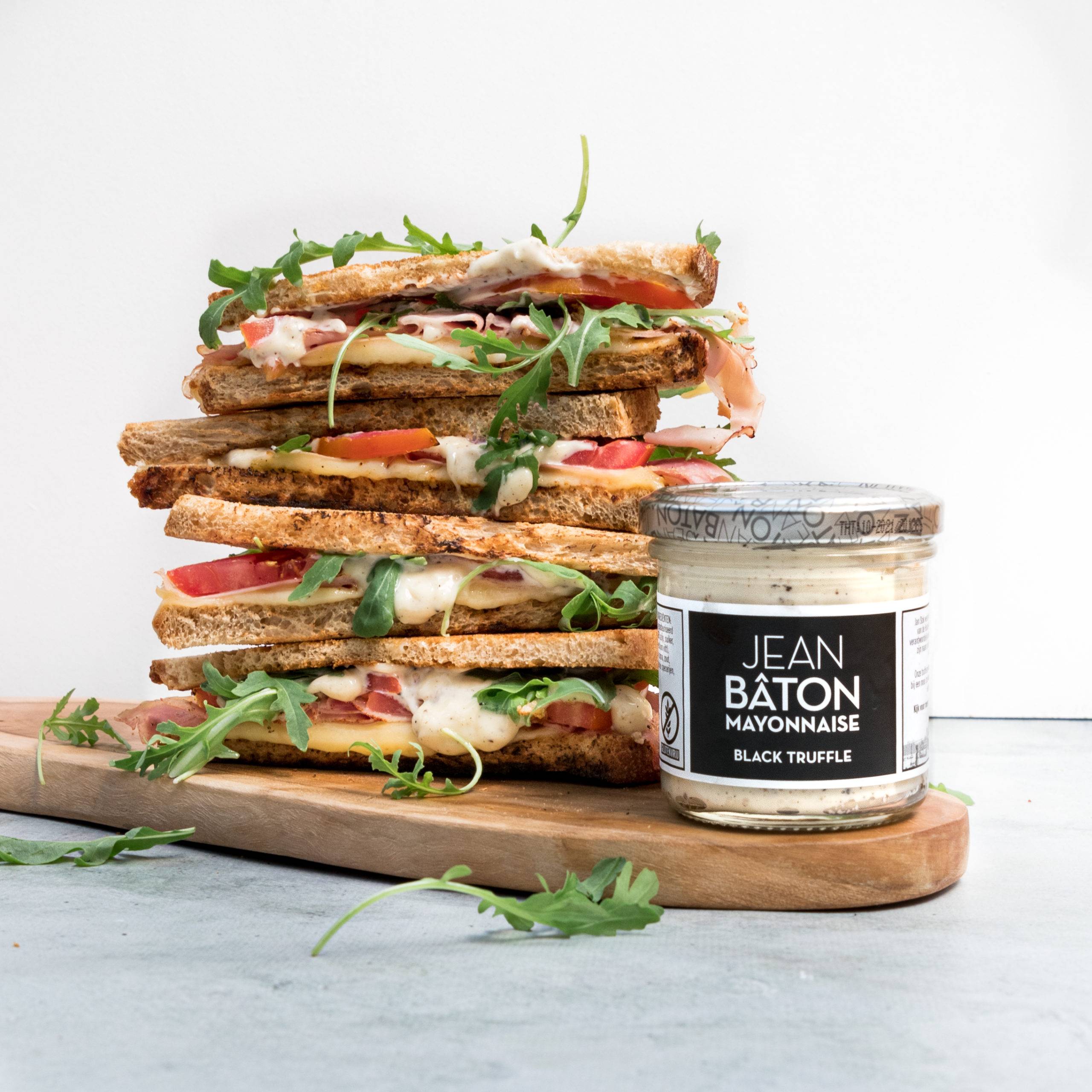 Tosti met Black Truffle Mayonnaise Jean Bâton